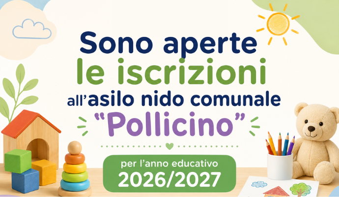 APERTURA ISCRIZIONI PER L’ANNO SCOLASTICO 2026-2027